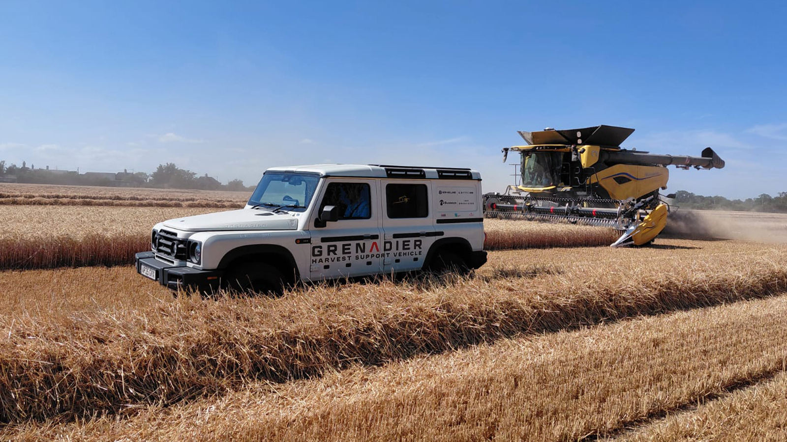 Ineos Grenadier Commercial as a harvest support vehicle